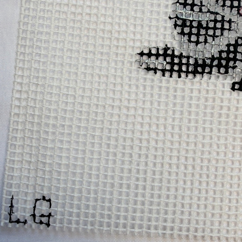 Halloween Black Cats Jack O Lantern Hand Painted Needlepoint Canvas Vintage - Picture 3 of 4